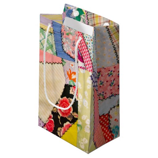 Crazy Quilt Small Gift Bag Zazzle