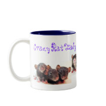 Crazy Rat Lady and Proud of it! mugs