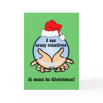 Crazy relatives Christmas cards