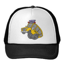 Crazy School Bus Mesh Hats