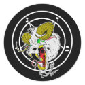 Crazy Sigil of Baphomet stickers by LuvataciousSkull Crazy Sigil of Baphomet stickers