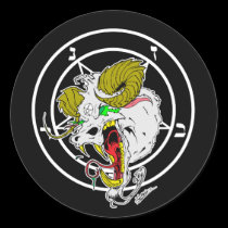 Crazy Sigil of Baphomet stickers