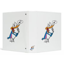 crazy singing karaoke bird cartoon binders