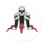 Crazy Skulls Sticker