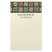 Crazy Squares Stationery