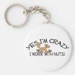 Crazy Squirrel Keychain