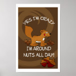 Crazy Squirrel posters