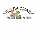 Crazy Squirrel t-shirts by haywiregraphics Crazy Squirrel t-shirts