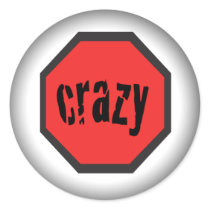 CRAZY Sticker