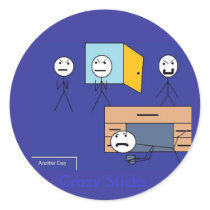 Crazy Sticks sticker