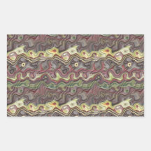 Crazy Stripes in Color Sticker