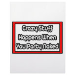 Crazy Stuff Happens When You Party Naked Custom Letterhead