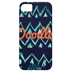 Crazy Tribal Doodle ZigZag Triangle Pattern iPhone 5 Cases