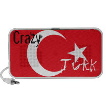 Crazy Turk on Turkish Flag Pc Speakers