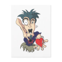Crazy With Heart Post Card