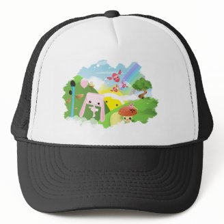 Crazy World - Pink Bunny hats