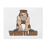 crazy wrestler wrestling design flyers