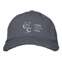 Crazy Yankee Chick hat Embroidered Hat