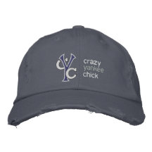 Crazy Yankee Chick hat Embroidered Hat