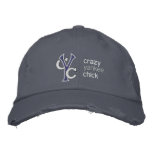 Crazy Yankee Chick hat embroidered hats