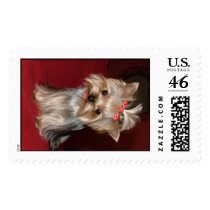 CRAZYABOUTYORKIES POSTAGE STAMP