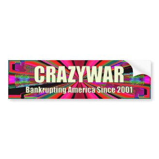 CRAZYWAR Sticker Bumper Sticker