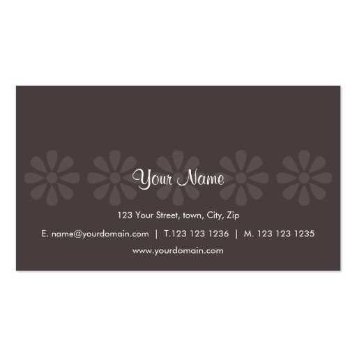 CRE8TIVE DESIGN 04 GREY YELLOW BUSINESS CARD TEMPLATE (back side)