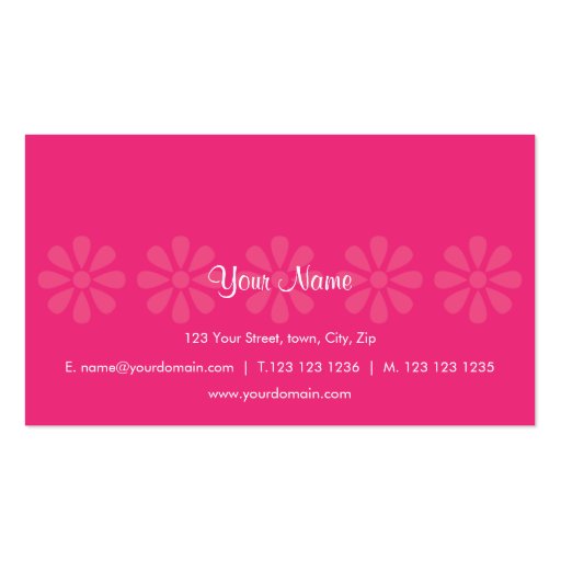 CRE8TIVE DESIGN 04 PINK BUSINESS CARD (back side)