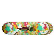 Cre-A-Tiv-NRG_green / orange /magenta Skate Board