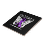 Crea - la mariposa del cáncer de Leiomyosarcoma Azulejos Cerámicos