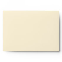 Cream A7 Scrollwork Monogram Crest Envelopes
