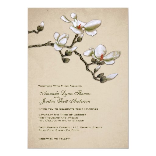 magnolia wedding invitations and green magnolia wedding invitation zazzle magnolia wedding invitations and green magnolia wedding invitation zazzle