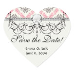 cream and grey tan damask bliss sticker