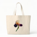 Cream and Magenta Iris bag