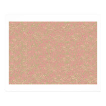 Cream Background Somber Decorative Pallet Print