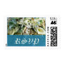 Cream & Blue Wedding RSVP medium