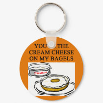 cream cheese and bagels keychains by jimbuf cream cheese and bagels keychains