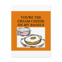 cream cheese and bagels postcards by jimbuf cream cheese and bagels postcards