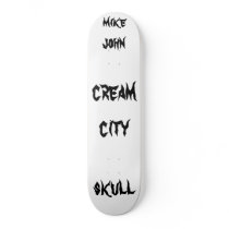 cream city , mike john , skull skateboards