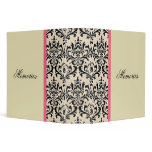 Cream Damask ~ Business Binder Photo Album