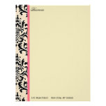 Cream Damask ~ Business Letterhead