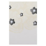 cream ecru floral elegant damask stationery