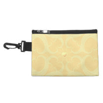 Cream Heart Fractal Pattern Accessories Bags