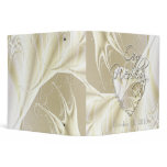 Cream Heart Our Wedding 3 Ring Binder