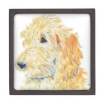 Cream Labradoodle Premium Keepsake Box