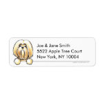 Cream Lhasa Apso Clean & Simple labels