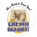 Cream of Buckwheat stickers by DesignTrip Cream of Buckwheat stickers