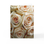 Cream Rose Bouquet - Customizable Invitation Card