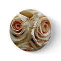 Cream Rose Bouquet - Round Button