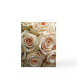 Cream Rose Bouquet - Thank You Greeting Card